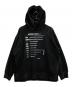 MM6 Maison Margiela（エムエムシックスメゾンマルジェラ）の古着「LOGO OVERSIZED HOODIE」｜ブラック