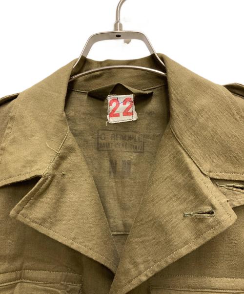 French Army（フランス軍）French Army (フレンチアーミー) 60’S M-47後期HBTフィールドジャケット ブラウン サイズ:22の古着・服飾アイテム