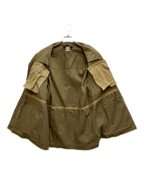 French Army（フランス軍）French Army (フレンチアーミー) 60’S M-47後期HBTフィールドジャケット ブラウン サイズ:22の古着・服飾アイテム