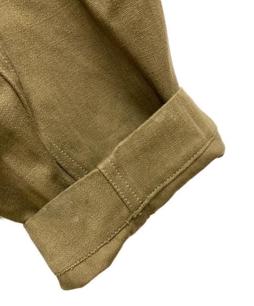 French Army（フランス軍）French Army (フレンチアーミー) 60’S M-47後期HBTフィールドジャケット ブラウン サイズ:22の古着・服飾アイテム