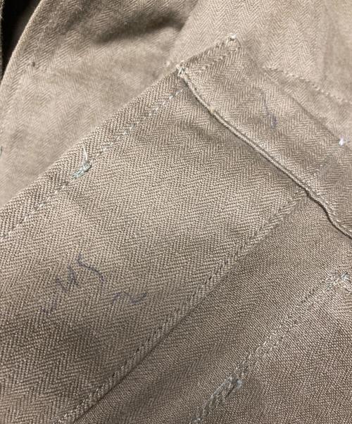 French Army（フランス軍）French Army (フレンチアーミー) 60’S M-47後期HBTフィールドジャケット ブラウン サイズ:22の古着・服飾アイテム