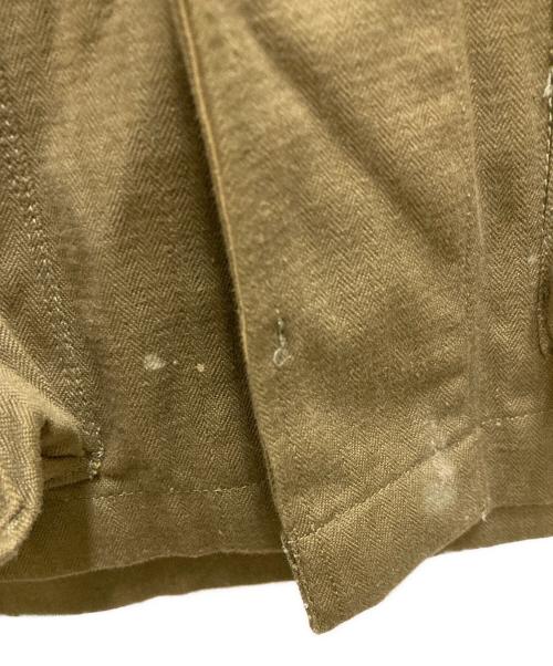 French Army（フランス軍）French Army (フレンチアーミー) 60’S M-47後期HBTフィールドジャケット ブラウン サイズ:22の古着・服飾アイテム