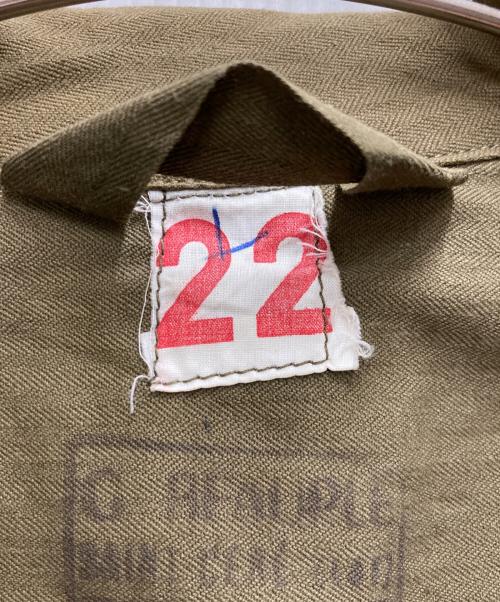 French Army（フランス軍）French Army (フレンチアーミー) 60’S M-47後期HBTフィールドジャケット ブラウン サイズ:22の古着・服飾アイテム