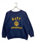 ArteXアルテックス）の古着「70’S~ラグランスウェット」｜ネイビー