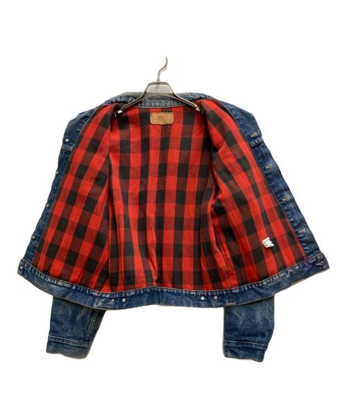 LEVI'S（リーバイス）LEVI'S (リーバイス) 80's チェックライニングデニムジャケット インディゴ サイズ:不明の古着・服飾アイテム