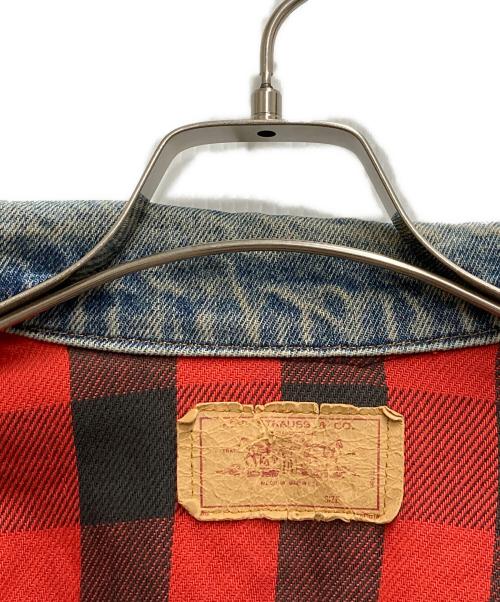 LEVI'S（リーバイス）LEVI'S (リーバイス) 80's チェックライニングデニムジャケット インディゴ サイズ:不明の古着・服飾アイテム