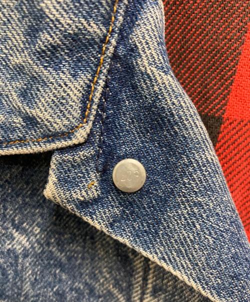 LEVI'S（リーバイス）LEVI'S (リーバイス) 80's チェックライニングデニムジャケット インディゴ サイズ:不明の古着・服飾アイテム