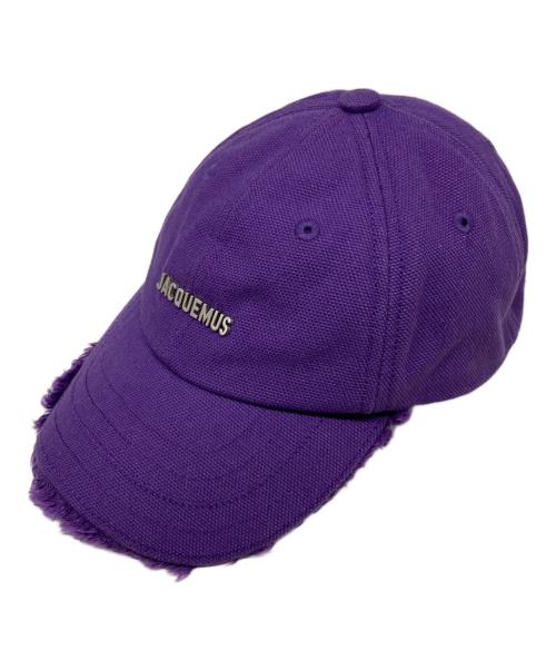 jacquemus（ジャックムス）JACQUEMUS (ジャックムス) Artichaut キャップ パープルの古着・服飾アイテム