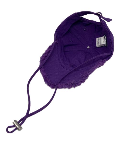 jacquemus（ジャックムス）JACQUEMUS (ジャックムス) Artichaut キャップ パープルの古着・服飾アイテム