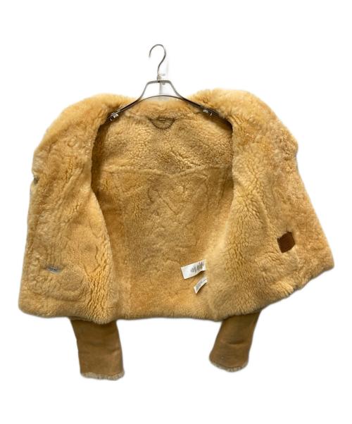 COACH（コーチ）COACH (コーチ) Eagle Raggedy Shearling Jacket ブラウン サイズ:2の古着・服飾アイテム