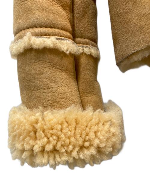 COACH（コーチ）COACH (コーチ) Eagle Raggedy Shearling Jacket ブラウン サイズ:2の古着・服飾アイテム