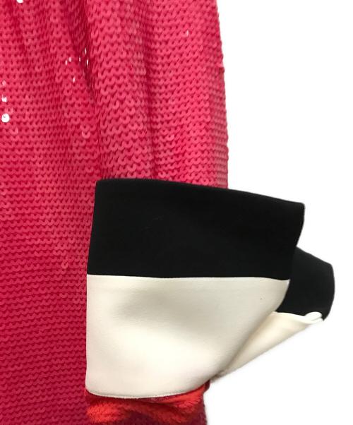 Emilio Pucci（エミリオ プッチ）Emilio Pucci (エミリオ プッチ) スパンコールパーティードレス ピンク サイズ:40（ｲﾀﾘｱ）の古着・服飾アイテム