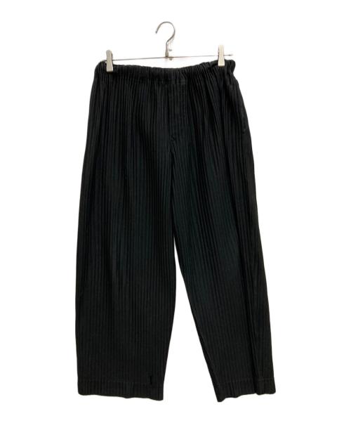 HOMME PLISSE ISSEY MIYAKE（オム プリッセ イッセイ ミヤケ）HOMME PLISSE ISSEY MIYAKE (オムプリッセ イッセイ ミヤケ) プリーツパンツ ブラック サイズ:1の古着・服飾アイテム