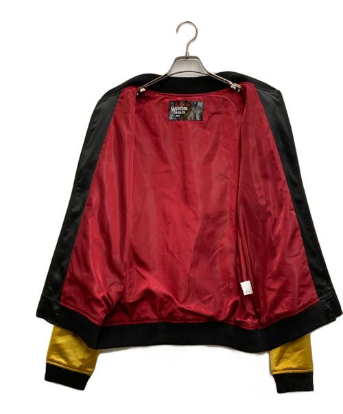 HARDCORE CHOCOLATE（ハードコア チョコレート）HARDCORE CHOCOLATE (ハードコア チョコレート) スカジャン イエロー×ブラック サイズ:XLの古着・服飾アイテム