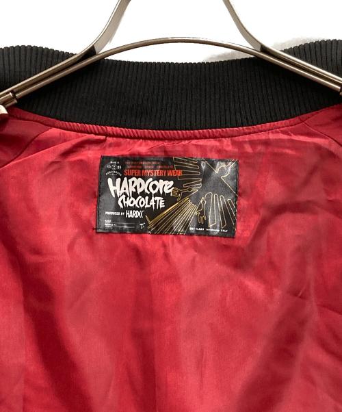 HARDCORE CHOCOLATE（ハードコア チョコレート）HARDCORE CHOCOLATE (ハードコア チョコレート) スカジャン イエロー×ブラック サイズ:XLの古着・服飾アイテム