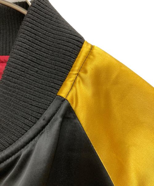 HARDCORE CHOCOLATE（ハードコア チョコレート）HARDCORE CHOCOLATE (ハードコア チョコレート) スカジャン イエロー×ブラック サイズ:XLの古着・服飾アイテム