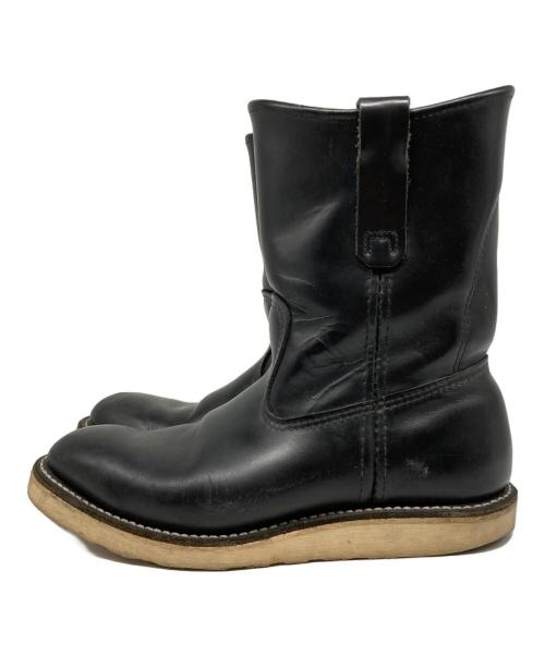 RED WING（レッドウィング）RED WING (レッドウィング) PECOS BOOTS ブラック サイズ:US 7 1/2の古着・服飾アイテム