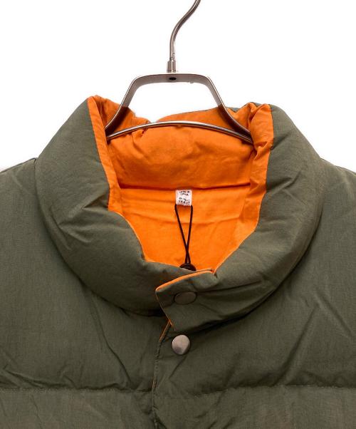 stussy（ステューシー）stussy (ステューシー) リバーシブルダウンベスト カーキ サイズ:XLの古着・服飾アイテム