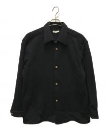 FUJI（フジ）の古着「ウールレギュラーカラーシャツ」｜ネイビー