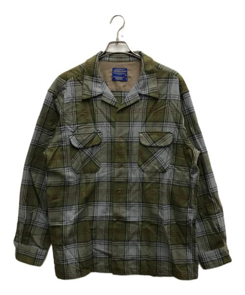 PENDLETON（ペンドルトン）PENDLETON (ペンドルトン) 90s-ウールボードシャツ スカイブルー サイズ:XLの古着・服飾アイテム