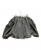 anuansアニュアンス）の古着「ボリュームバルーントップス」｜グレー