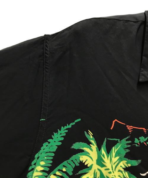 JOHN SEVERSON（ジョン セバーソン）JOHN SEVERSON (ジョン セバーソン) ハワイアンシャツ ブラック サイズ:Lの古着・服飾アイテム