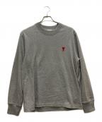 AMI Alexandre Mattiussiアミアレクサンドルマテュッシ）の古着「ハートロゴカットソー」｜グレー