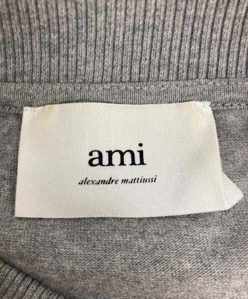 AMI Alexandre Mattiussi（アミアレクサンドルマテュッシ）AMI Alexandre Mattiussi (アミアレクサンドルマテュッシ) ハートロゴカットソー グレー サイズ:Lの古着・服飾アイテム