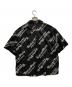 KENZO (ケンゾー) VERDY (ヴェルディ) ロゴオープンカラーシャツ ブラック サイズ:Ｍ：15000円