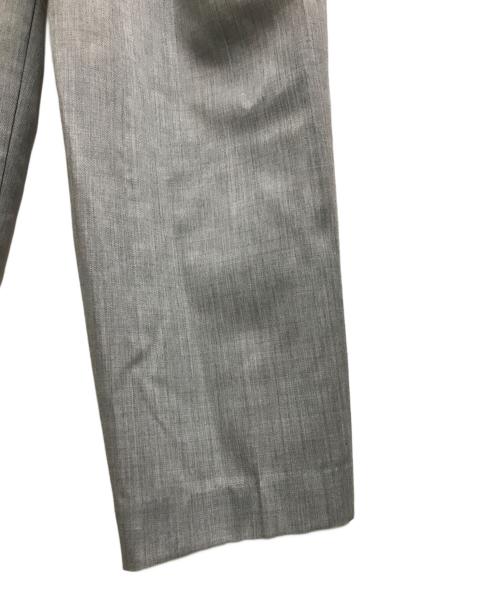 PRANK PROJECT（プランクプロジェクト）PRANK PROJECT (プランクプロジェクト) Moon Slit Asymmetry Tack Pants グレー サイズ:36の古着・服飾アイテム