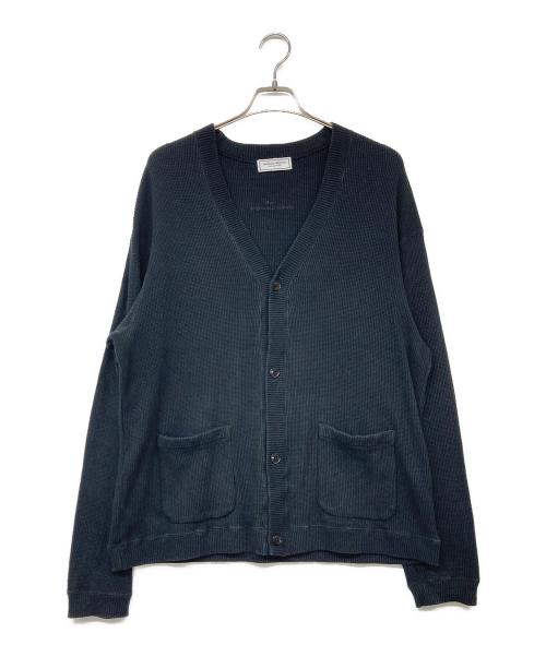 UNIVERSAL PRODUCTS.（ユニバーサルプロダクツ）UNIVERSAL PRODUCTS. (ユニバーサルプロダクツ) YAAH WAFFLE CARDIGAN ブラック サイズ:Lの古着・服飾アイテム