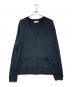UNIVERSAL PRODUCTS.（ユニバーサルプロダクツ）の古着「YAAH WAFFLE CARDIGAN」｜ブラック