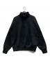 AURALEE（オーラリー）の古着「BAGGY POLYESTER SWEAT HALF ZIP」｜ブラック