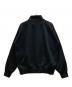AURALEE (オーラリー) BAGGY POLYESTER SWEAT HALF ZIP ブラック サイズ:5：10000円