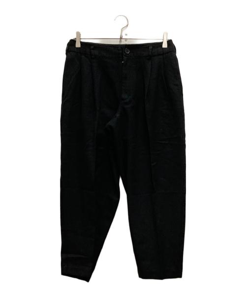 COMME des GARCONS SHIRT（コムデギャルソンシャツ）COMME des GARCONS SHIRT (コムデギャルソンシャツ) タックウールパンツ ブラック サイズ:XSの古着・服飾アイテム
