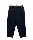 MARNIマルニ）の古着「トロピカルウールテーパードパンツ」｜ネイビー