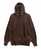 AURALEEオーラリー）の古着「HIGH COUNT HEAVY SWEAT P/O PARKA」｜ブラウン