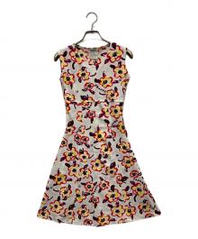 CHANEL（シャネル）の古着「ストレッチフローラルプリントドレス」｜ベージュ