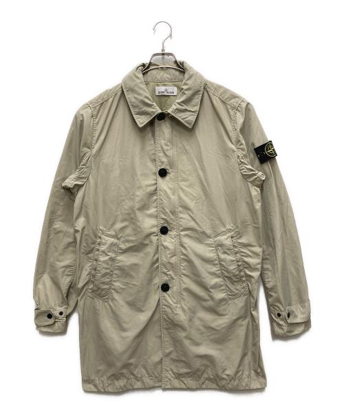 STONE ISLAND（ストーンアイランド）STONE ISLAND (ストーンアイランド) MICRO REPS フーテッド コート ベージュ サイズ:Ｌの古着・服飾アイテム