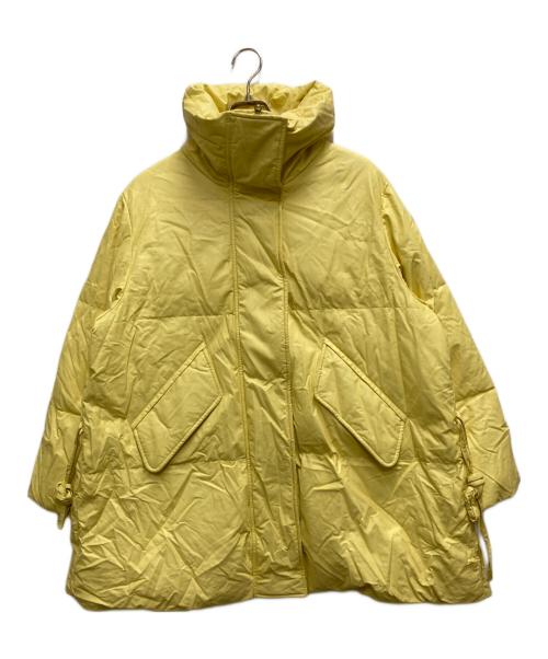 MM6 Maison Margiela（エムエムシックスメゾンマルジェラ）MM6 Maison Margiela (エムエムシックスメゾンマルジェラ) フェイクレザーダウンコート イエロー サイズ:Sの古着・服飾アイテム