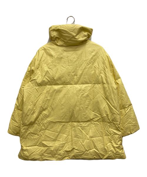 MM6 Maison Margiela（エムエムシックスメゾンマルジェラ）MM6 Maison Margiela (エムエムシックスメゾンマルジェラ) フェイクレザーダウンコート イエロー サイズ:Sの古着・服飾アイテム