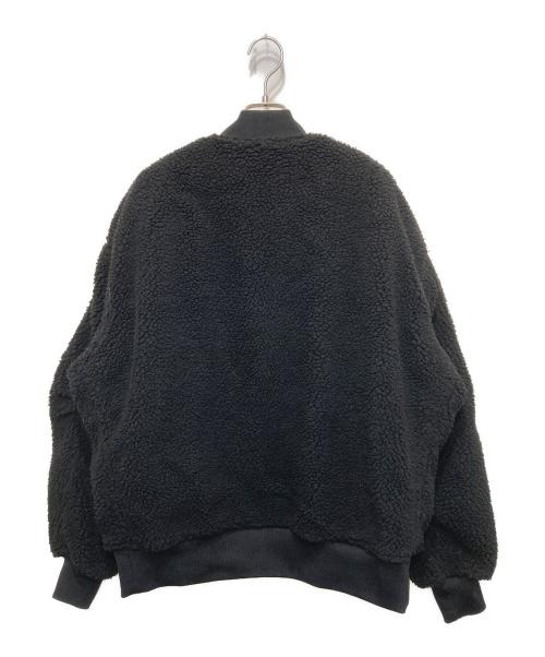 Onitsuka Tiger（オニツカタイガー）Onitsuka Tiger (オニツカタイガー) ボアブルゾン ブラック サイズ:Ｓの古着・服飾アイテム