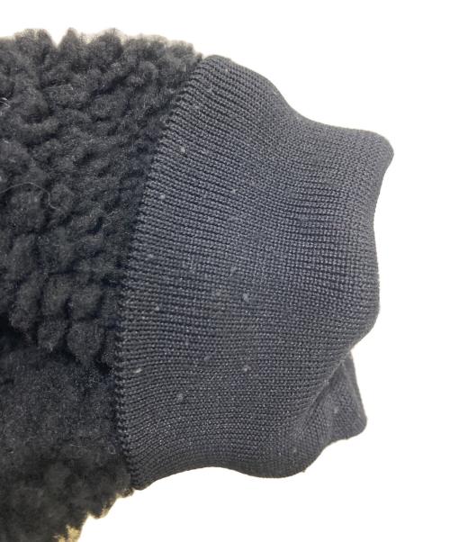 Onitsuka Tiger（オニツカタイガー）Onitsuka Tiger (オニツカタイガー) ボアブルゾン ブラック サイズ:Ｓの古着・服飾アイテム