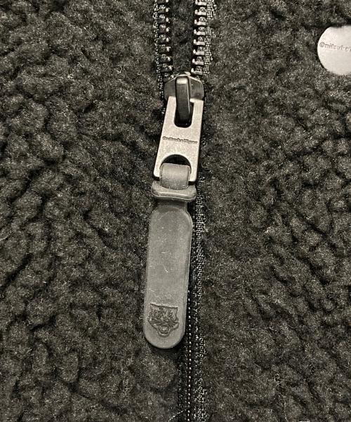 Onitsuka Tiger（オニツカタイガー）Onitsuka Tiger (オニツカタイガー) ボアブルゾン ブラック サイズ:Ｓの古着・服飾アイテム