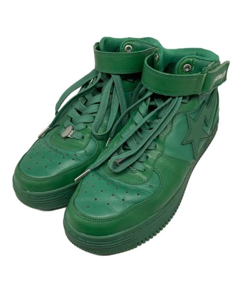 BAPESTA（ベイプスタ）BAPESTA (ベイプスタ) ミッドカットスニーカー グリーン サイズ:US 10の古着・服飾アイテム