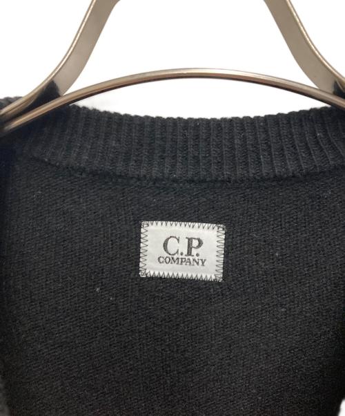 C.P COMPANY（シーピーカンパニー）C.P COMPANY (シーピーカンパニー) ウールニット ブラック サイズ:48の古着・服飾アイテム