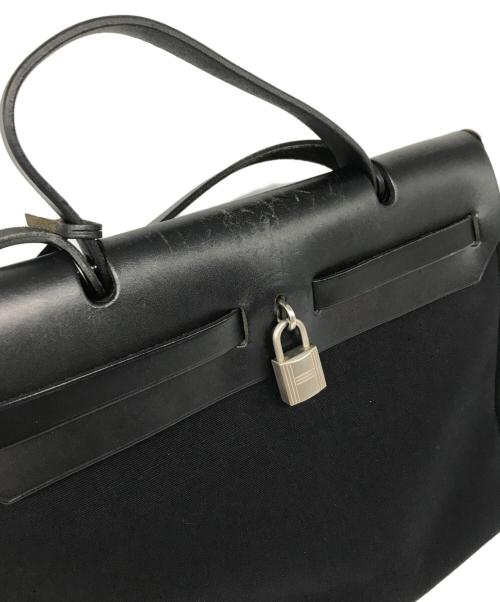 HERMES（エルメス）HERMES (エルメス) 2WAYバッグ ブラックの古着・服飾アイテム