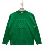 LOEWEロエベ）の古着「アナグラムセーター」｜グリーン