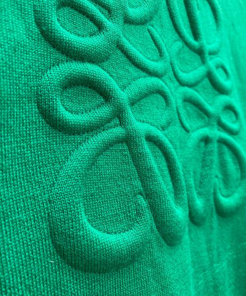 LOEWE（ロエベ）LOEWE (ロエベ) アナグラムセーター グリーン サイズ:Ｍの古着・服飾アイテム
