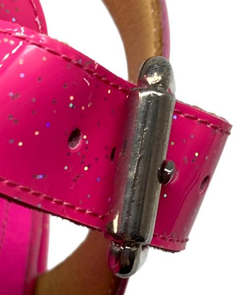 LOEWE（ロエベ）LOEWE (ロエベ) プラットフォームサンダル ピンク サイズ:36の古着・服飾アイテム